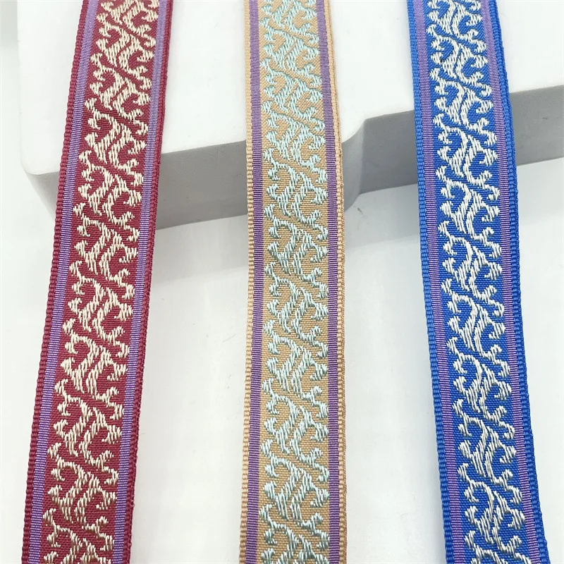 

2cm Width Jacquard Ribbons DIY Bag Clthing Decoration Saudi Arabia Webbing Trim