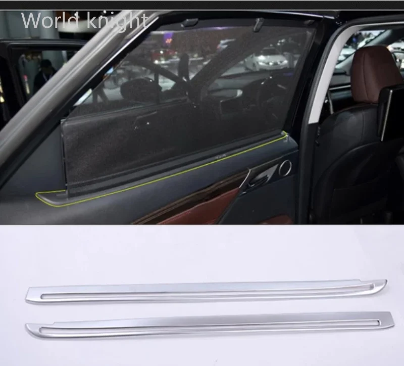 

For Lexus RX 2015 2016 Car Styling ABS Chrome Car Rear Window Decoration Strips Trim Auto Accessories 2pcs