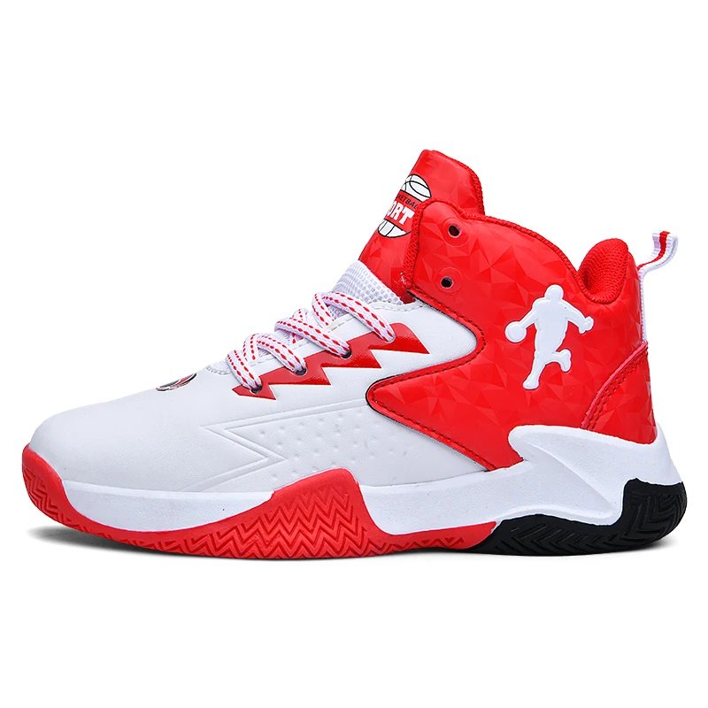 Kids Basketball Sneakers Children's 2022 Autumn Casual Shoes Boys' Sneakers Girls' Shoes Leather Lace Up Training Shoes