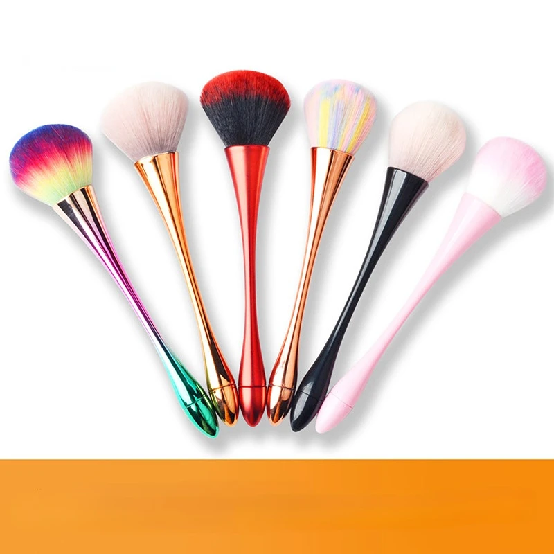 

6 Styles Nail Art Dust Brush For Manicure Beauty Brush Blush Powder brushes Fashion Gel Nail Accessories Nail Material Tools