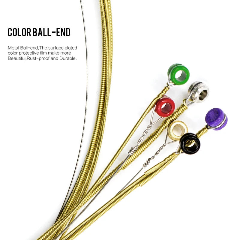 Струны для акустической гитары Orphee TX среднеуглеродистая сталь шестиугольный