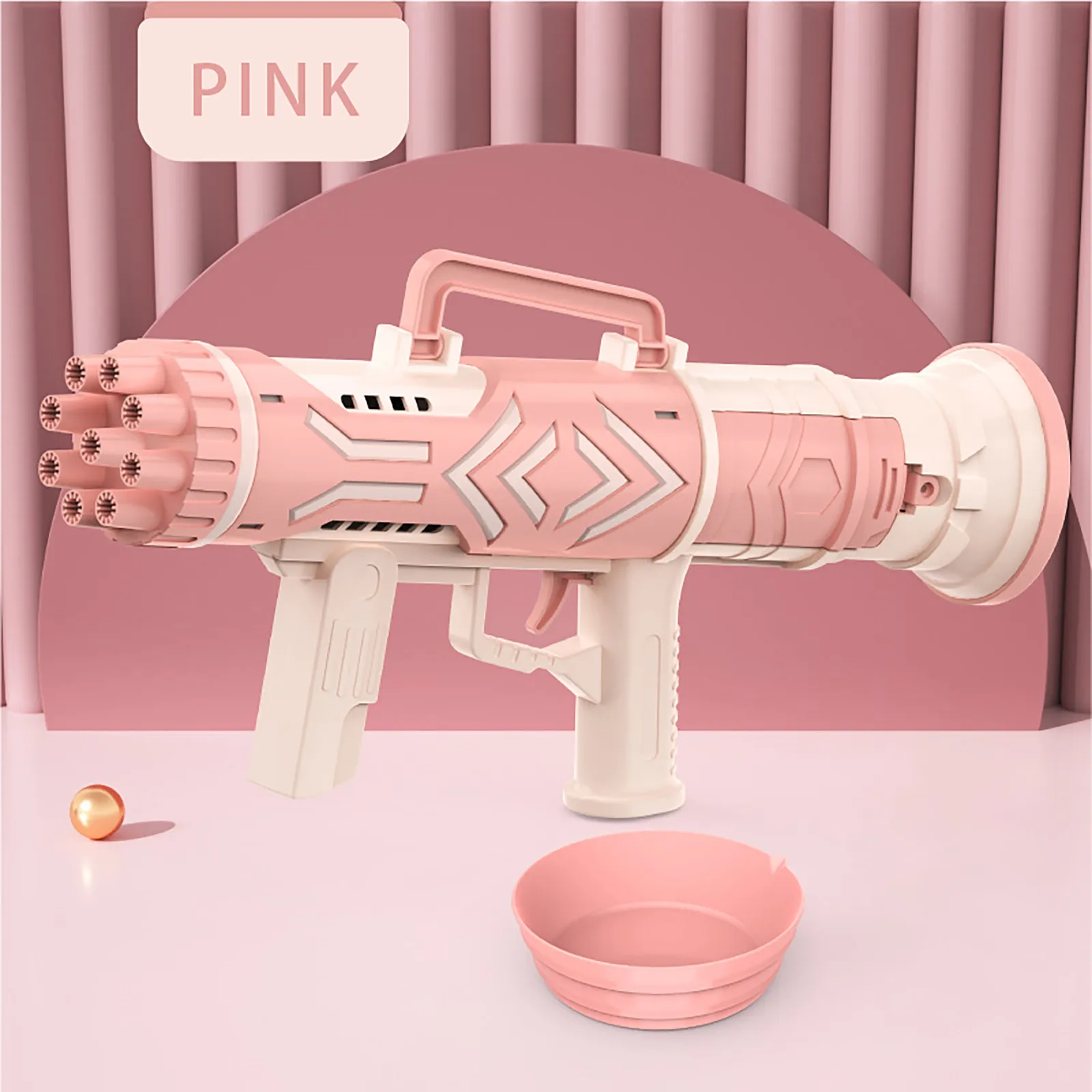 Электрическая машинка для мыльных пузырей детей игрушка-пистолет игр на