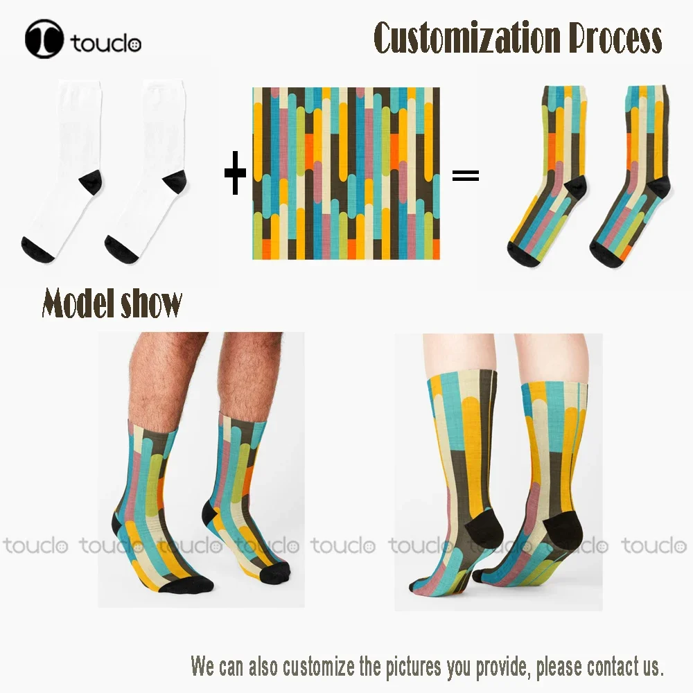 Crayonponyfish Society Steve Zissou Life Aquatic Movie Wes Anderson Bill Murray Носки Креативные забавные носки