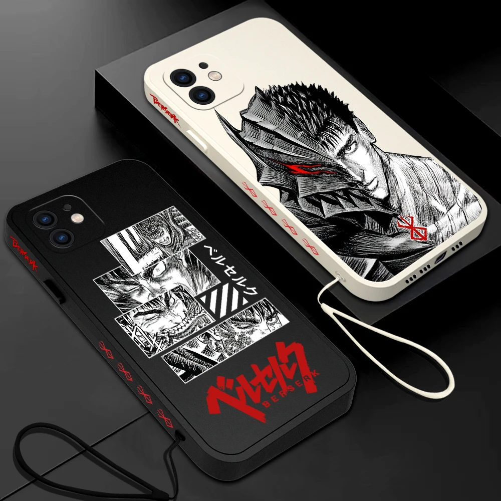 Чехол для телефона с аниме-комиксами Berserk tripe Xiaomi Poco M5 X5 F5 F4 X4 M4 F3 X3 M3 F2 X2 GT Pro C40 C31 4G