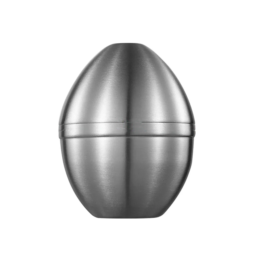 

Multipurpose Storage Jar Egg Shaped Stainless Steel Chocolate Container