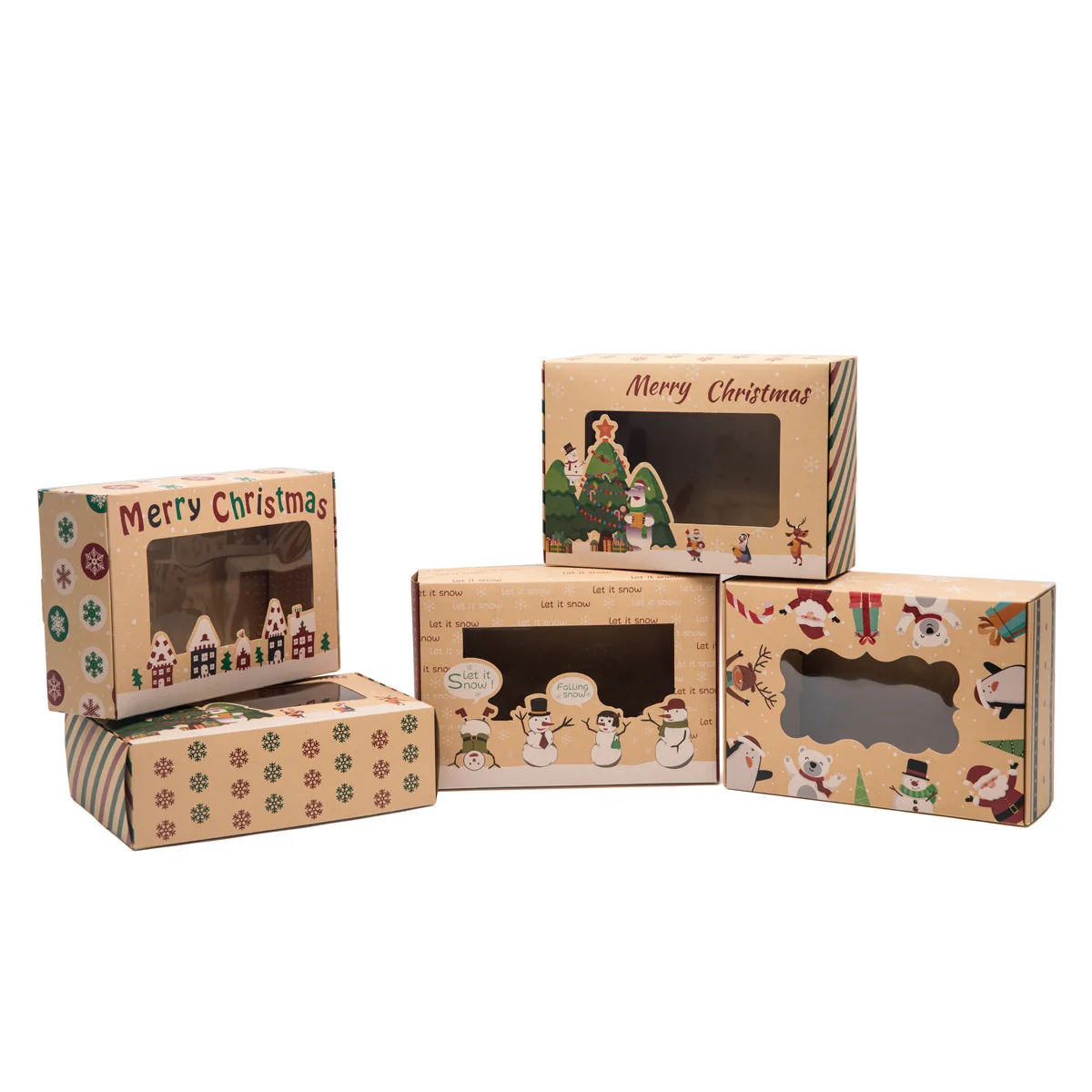 

Рождественские коробки для выпечки LPZHI