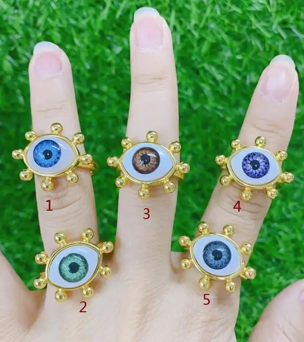 

1 шт., регулируемые открытые кольца с эмалью