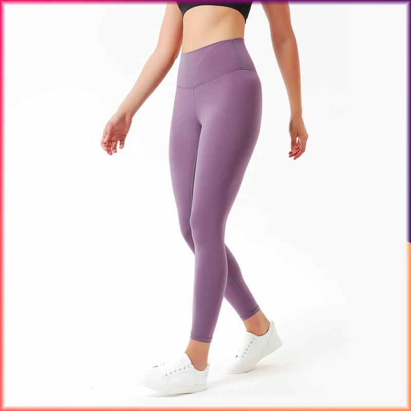 Hot Sale With Logo Fitness Leggings Women Seamless 25 Color Jogging Pants Yoga Pants Stretch Quick-Drying Sports Leggings