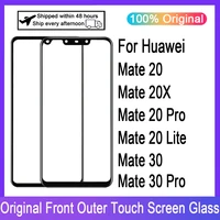 lcd display touch panel front glass for huawei mate 20 30 20x 20 lite 20 pro 30 pro touch screen digitizer front glass replace