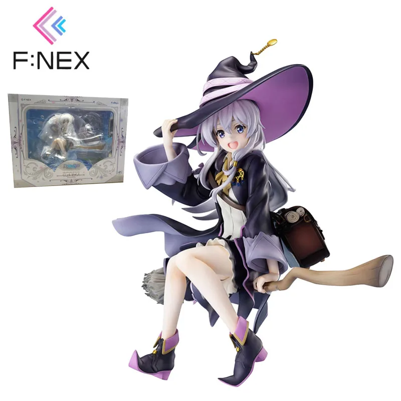 

[In Stock]original F:NEX Elaina Majo no Tabitabi 22cm PVC anime action figure model collection limited gift Toys