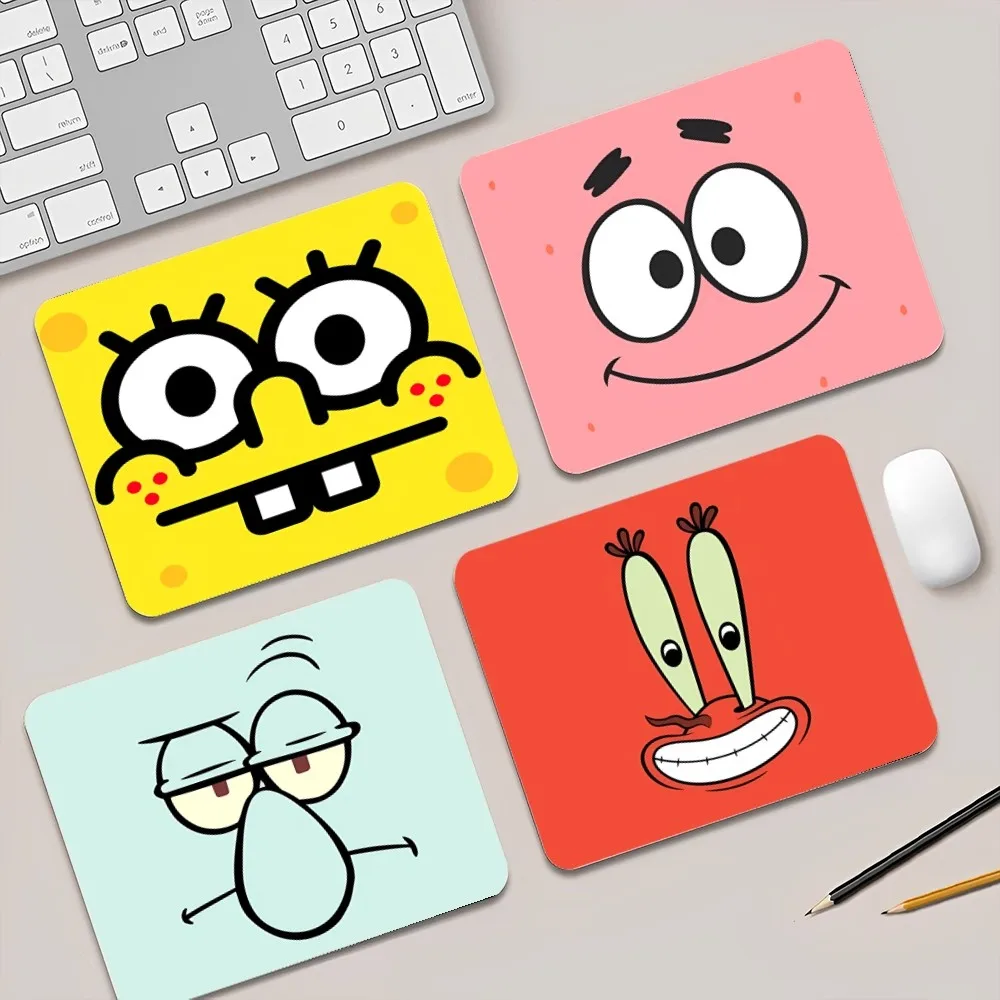 Мультфильм S-Spongebob DIY Офисный Компьютерный Коврик Для Мыши Противоскользящий