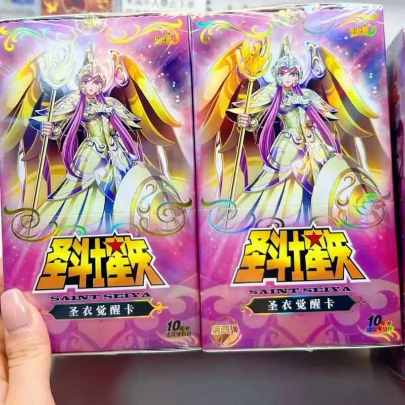 Фото Оригинальная аниме-карта Kayou Saint Seiya Awakening Of The Holy Cloak Se Bp Ur Qr Milo Shura, редкая коллекционная карта, детская игрушка в подарок для мальчика №2