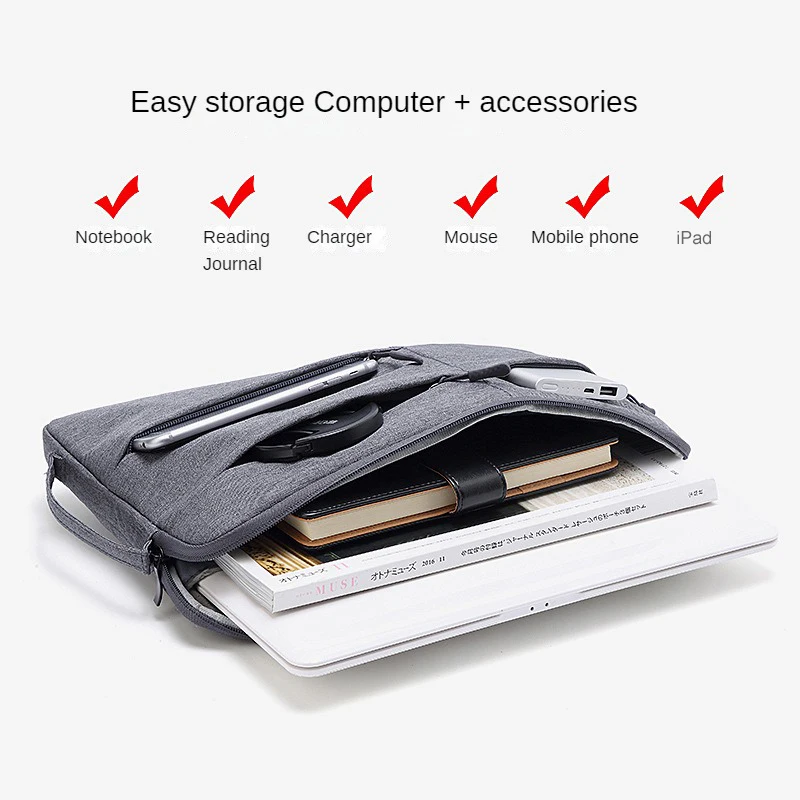 High Quality Large Capacity Light Weight Business Briefcase Handle Laptop Backpack Notebook Bag Laptop Bag for Computer