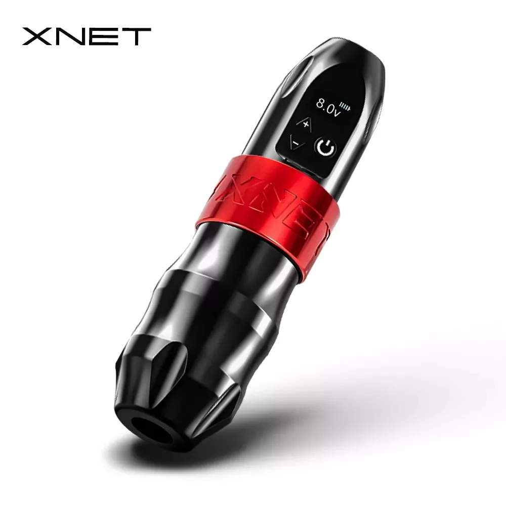 XNET Titan Wireless Tattoo Machine Battery Pen Powerful Coreless Motor LCD Digital Display for Body Painting Permanent Makeup