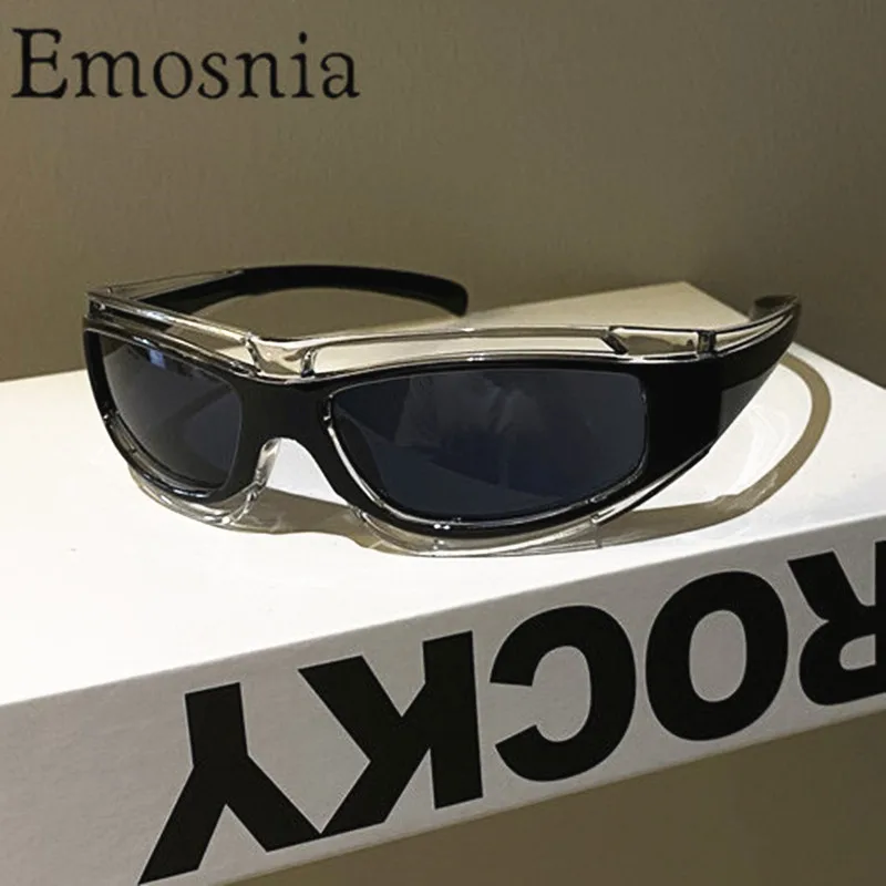 

Emosnia 2000S Aesthetic Punk Sunglasses Men Women Fashion Eyewear Y2K Cool Future Technology Trend Goggles Bicycle Cycling Glass