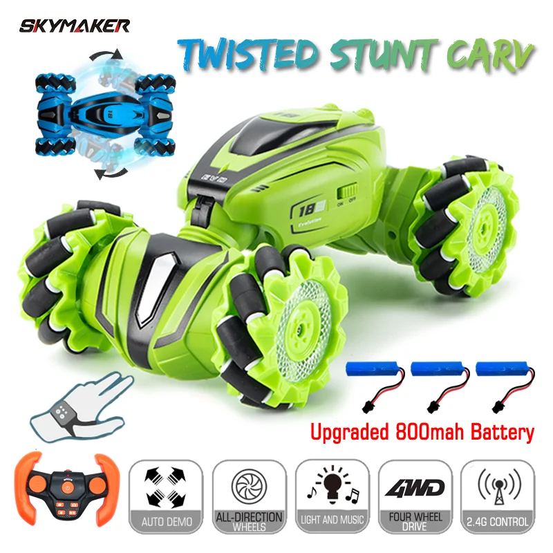 4wd Jjrc Q110 2.4g 1:18 With Hand Gestures Rotation 360° Watch Remote Control Twist Drift Car Toys For Kids