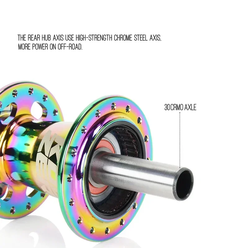 Фото Koozer XM490pro Boost Cr Mo стальная ось, задняя, 5x141 QR 12x148 THRU TA, втулки для горных велосипедов, 32/28 отверстий, HG XD MS 10s 11s 12s, запчасти для велосипедов. №5
