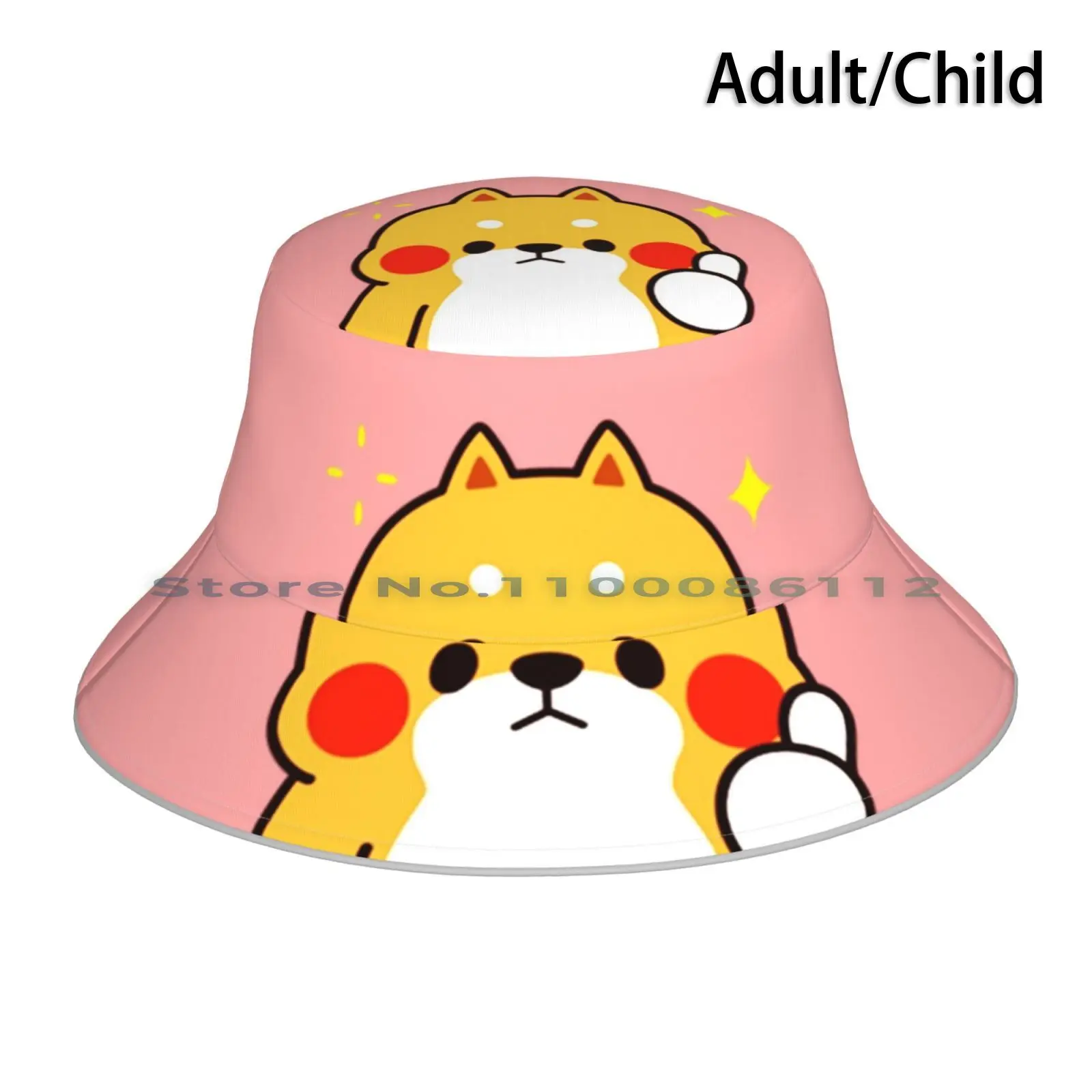 

Yuta одобрена Панама шляпа от солнца Tonton Friends Юта лиса Сиба симпатичный мессенджер на Фейсбуке одобрение абрикос палец вверх веселый подарок ...