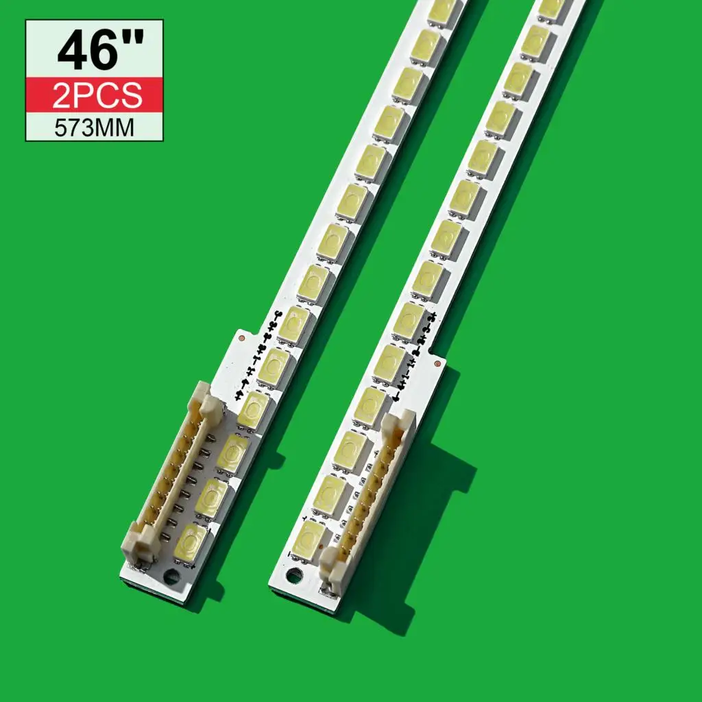 

LED Backlight Lamp strip For Samsung 46"TV UA46D5000 2011SVS46 5K6K H1B-1CH BN64-01644A LTJ460HN01-H JVG4-460SMA-R1 UE46D5000 3V