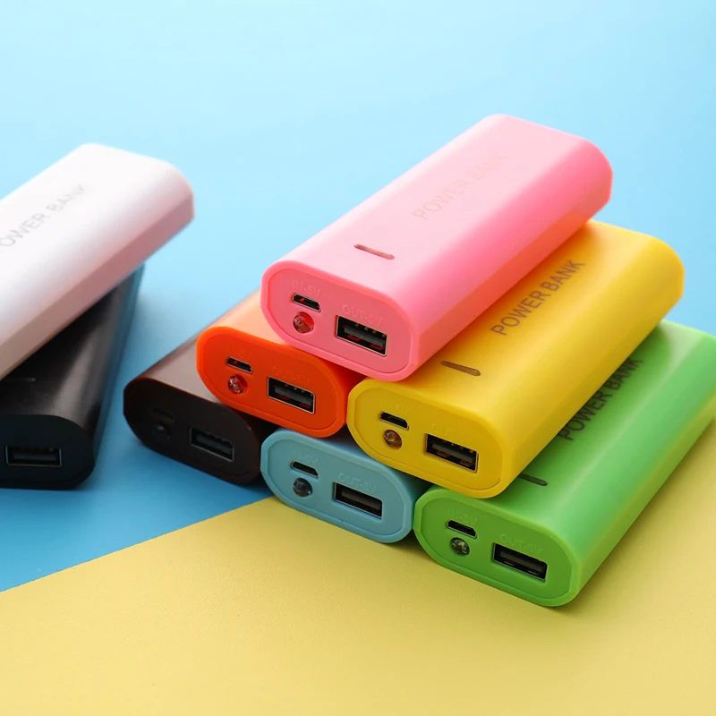 Внешний аккумулятор 5 В 5600 мАч 2x18650 USB
