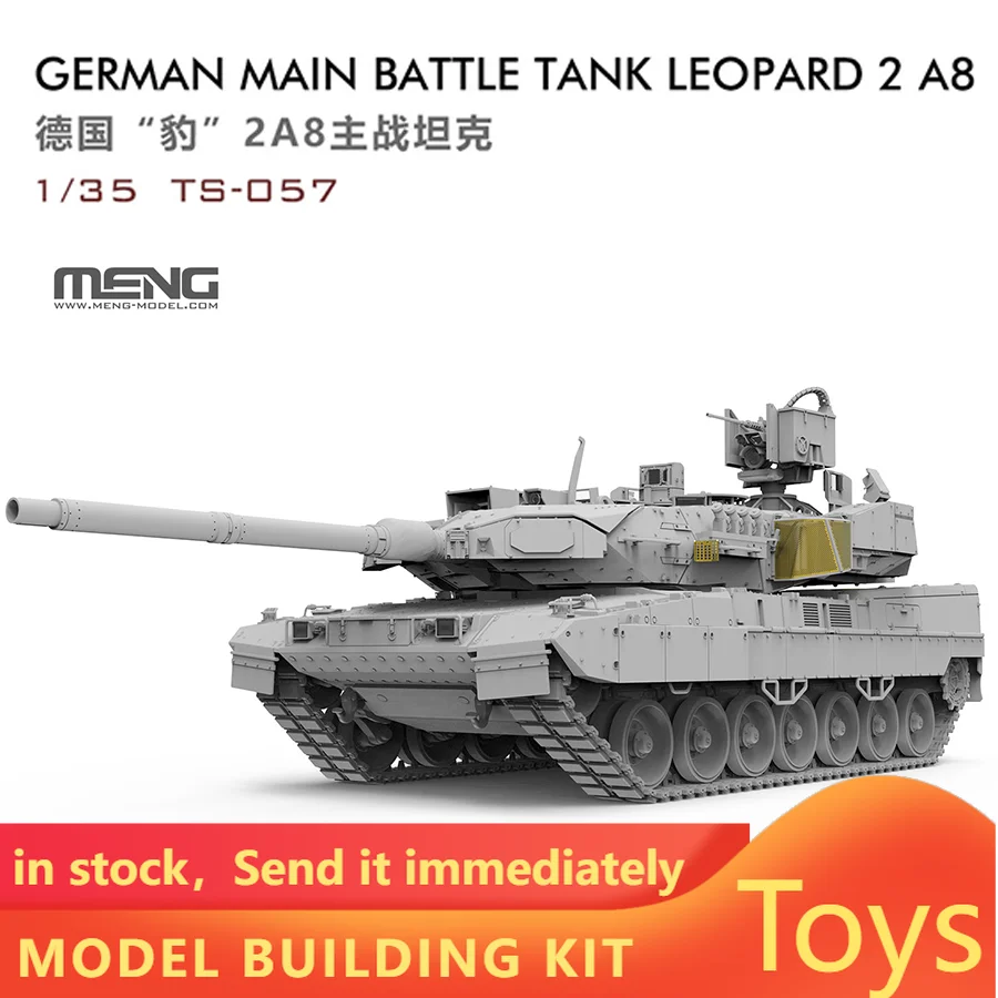 Фото MENG TS-057 Немецкий леопардовый 2A8 основной боевой танк масштаб 1/35 модель комплект коллекция подарок DIY №1