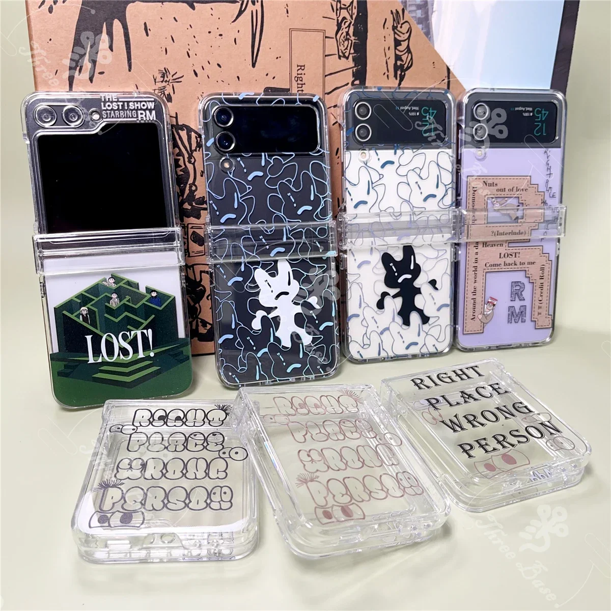 Чехол для телефона RM RPWP с тремя осями Samsung Galaxy Zflip6 Zflip5 Zflip3 Zflip4 противоударный