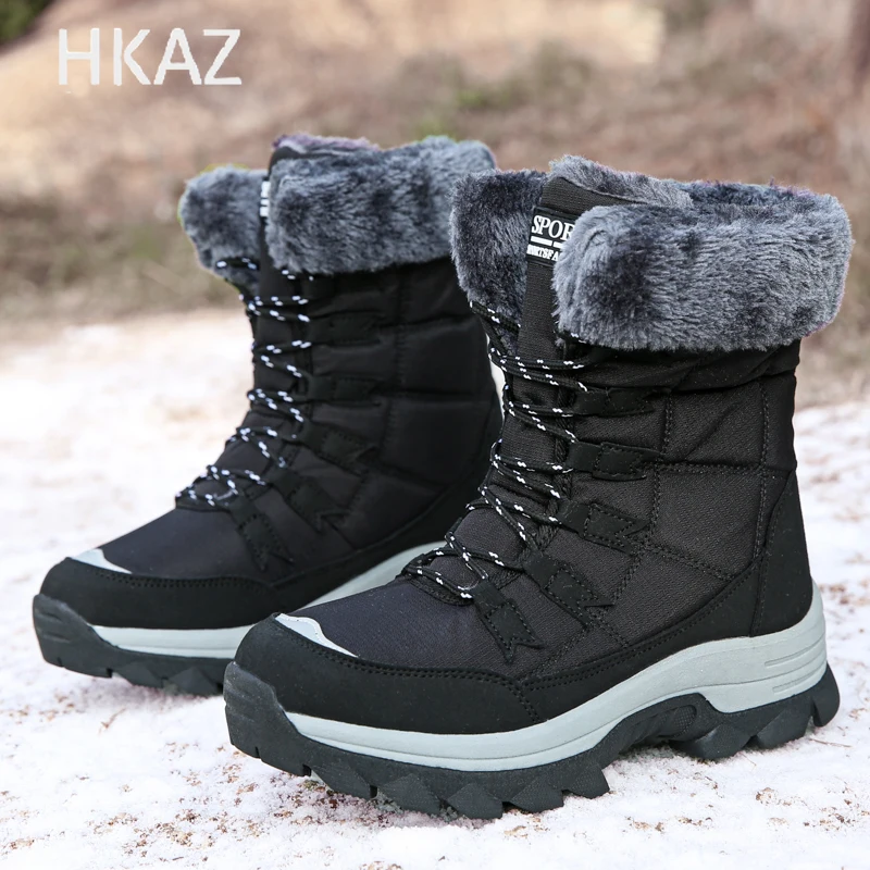 

Women Boots Fleece To Keep Warm Thick Bottom Non-slip Comfortable Wear-Resistant Trendy All-match Popular Model Winter Main Push