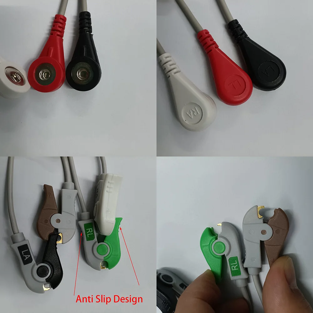 EKG кабель для Hellige Cardioserv ECG 3/5 свинцовый провод AHA IEC