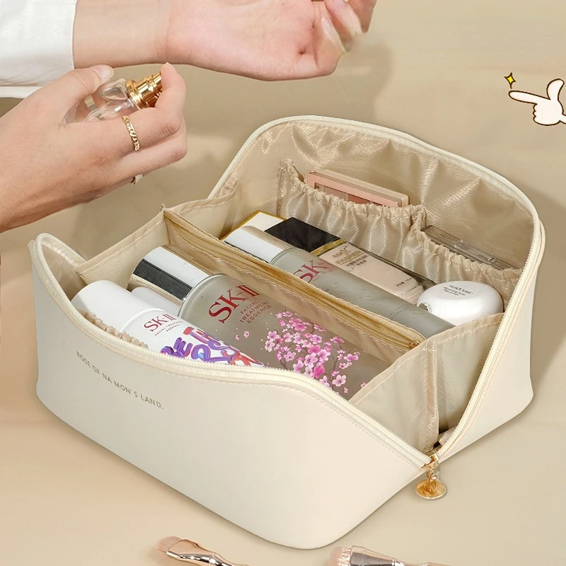 

PU Leather Pillow Cosmetic Bag Ins Wind Wash Bag Cosmetic Storage Bag