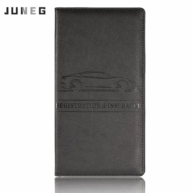 PU Leather Driver License Holder Protection Sleeve Card Bag 