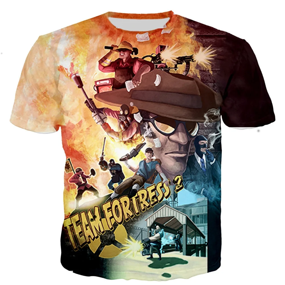 

Футболка TFC мужская с 3D-принтом, модная тенниска с рисунком, майка оверсайз с коротким рукавом, одежда для женщин