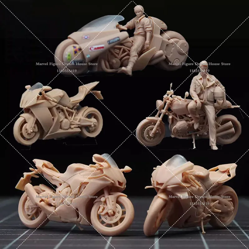 Миниатюрная кукла сделай сам в масштабе масштаб 1/64 белая модель KTM 1/43 RC8 коллекция
