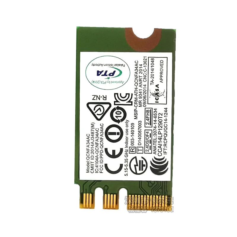 NFA345 QCA61x4 QCNFA34AC AC беспроводная сетевая карта 2,4фотосессия для Lenovo 00JT470  1 SW10A11628 для Bluetooth 4,0 433M (art.: 3a388a85ffc) - 3a388a85ffc