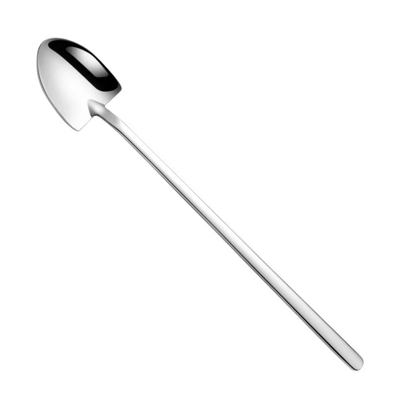 

2 Style Cutlery Stainless Steel Shovel Shape Spoon Ice Cream Coffee Soup Tea Spoon Tool Kitchen Accessory Flatware Tableware