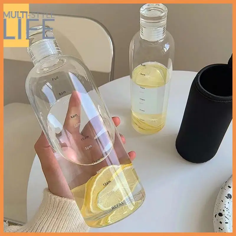 

Portable Scale Cup Time Scale Gift Cup High Color Value High Quality Water Bottle Kitchen Gadgets Plastic Cup Girl