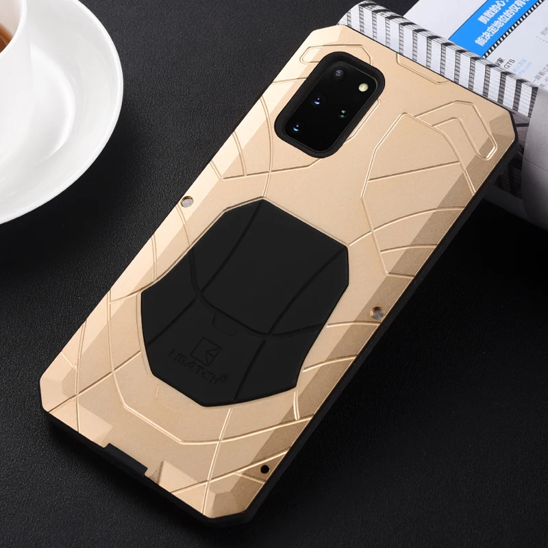 Original Imatch Luxury Aluminum Metal Silicone Shockproof Case Cover For Samsung Galaxy S20 Plus Ultra Dirt Shock Proof Cover