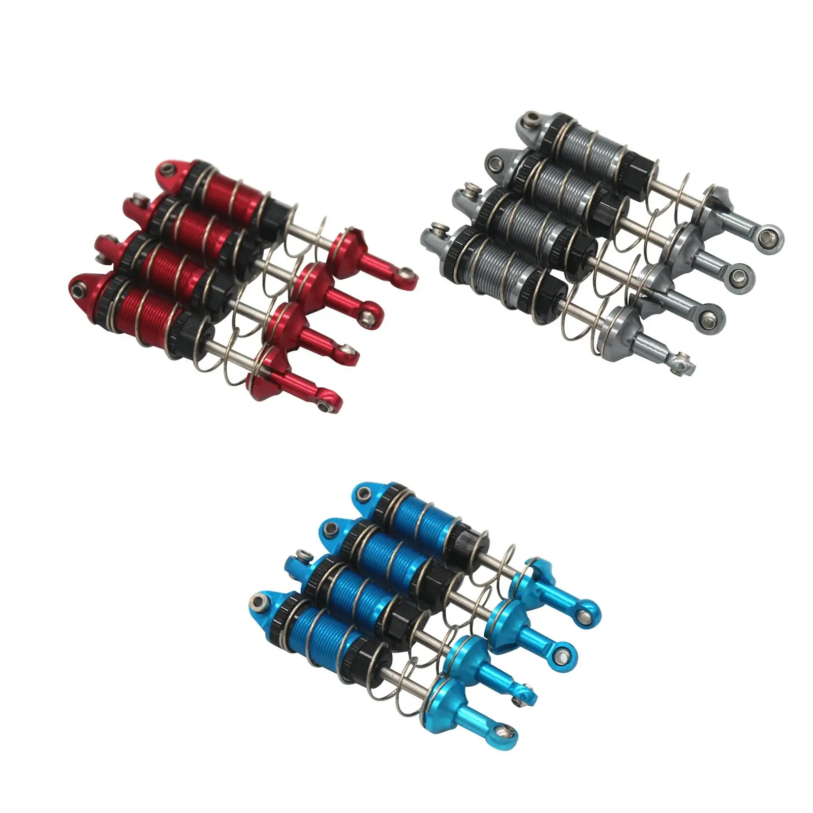 

Metal RC Car Shock Absorber Spare Parts Accessories for 16207 16208 1/16 Vehicles Hobby Car Crawler DIY Accs
