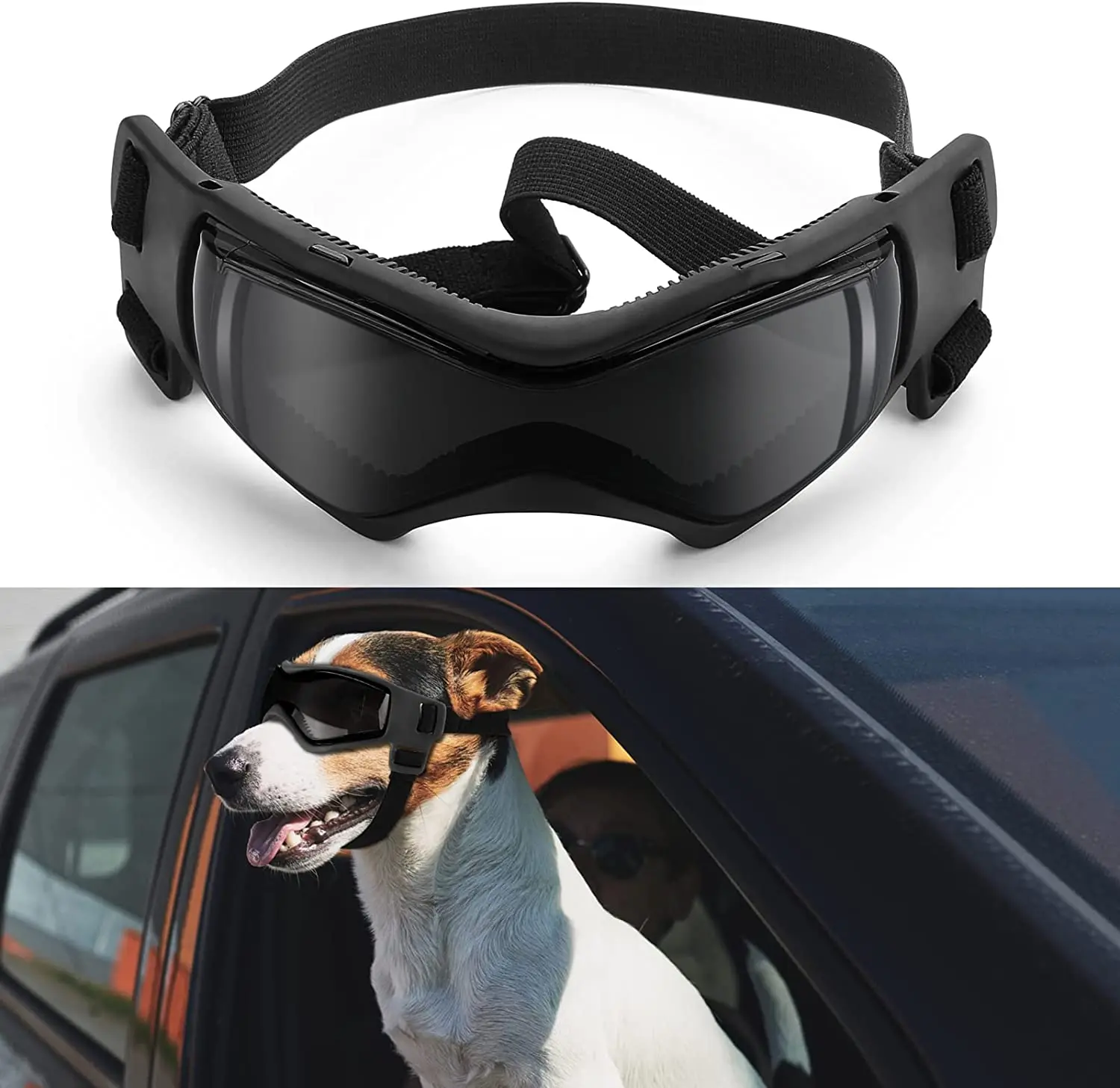 

Goggles Dogs, Protection With Protection Wind Goggles Protection For Strap Dust Dog Snow Glasses Protection Adjustable