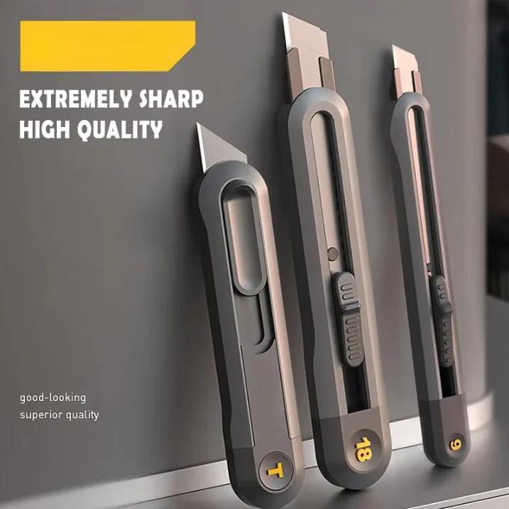 Острый универсальный нож 9 мм 30 градусов металлический резак для коробок из