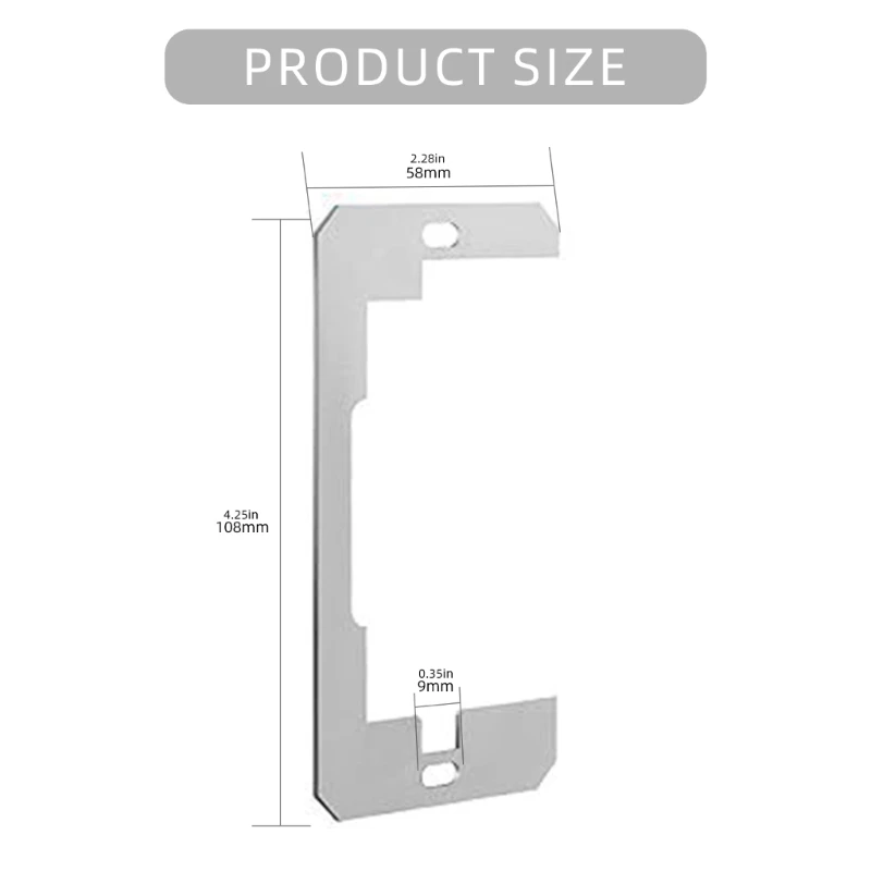 Y1UD Металлическая настенная проставка Набор удлинителей для электрических