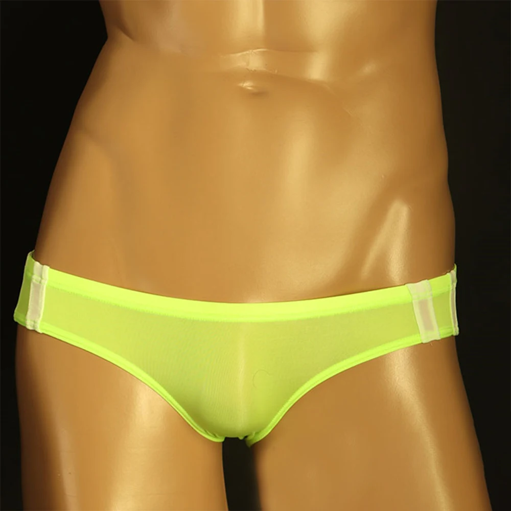 

Mens Sexy G-String Thong Briefs T-Back Panties Seamless Bikini Pouch G-String Underwear Ice Silk Qucik-Dry Thong Ropa Interior