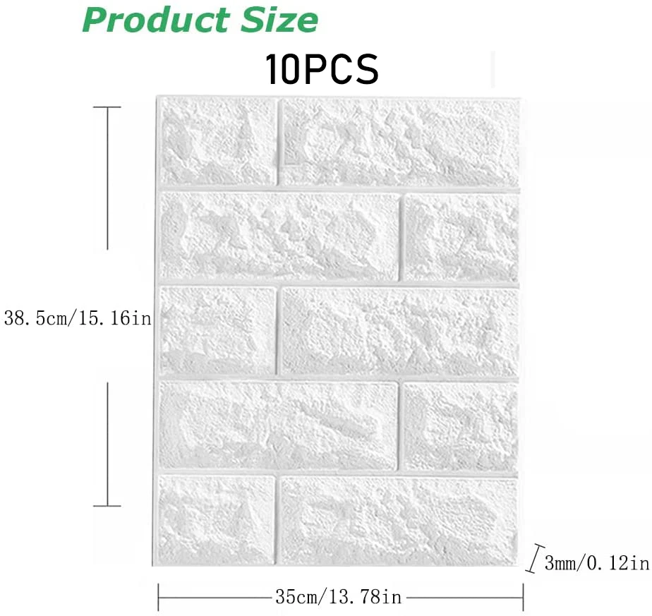 10 шт. самоклеящиеся обои из пенополиэтилена 3 мм