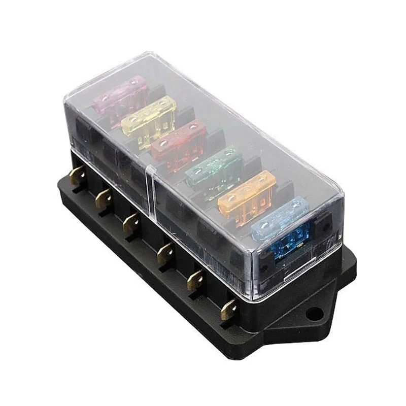 универсальный блок предохранителей 12в. блок держателей предохранителей. блок предохранителей 12в. коробка под предохранители. распределительная коробка 4 предохранителя midival (mta).
