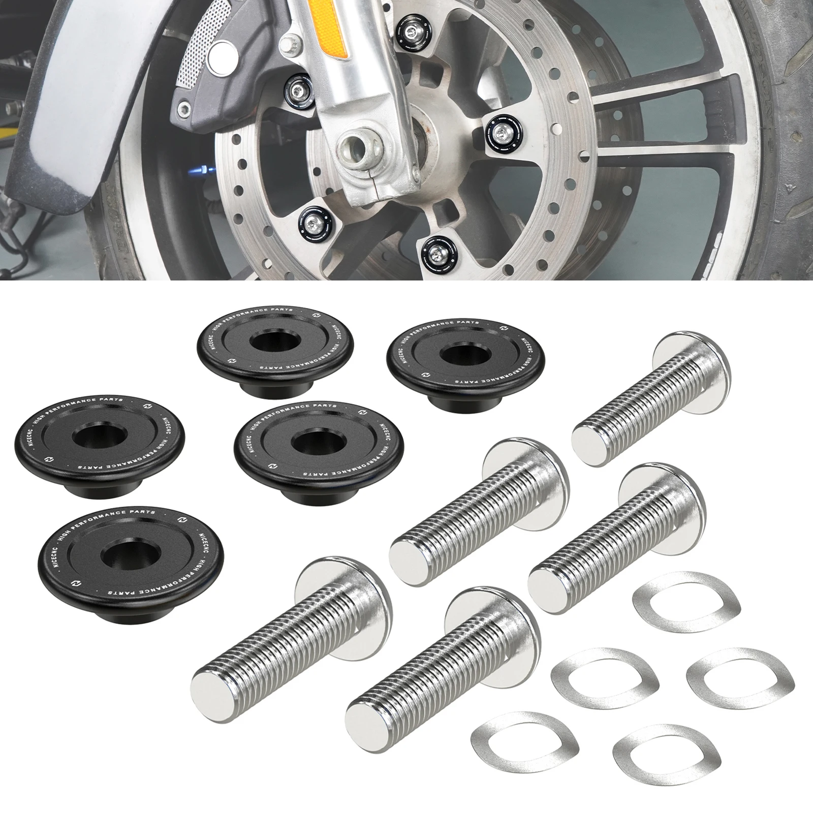 41500095 Комплект оборудования переднего тормозного ротора для Harley Street Glide Road King/Special