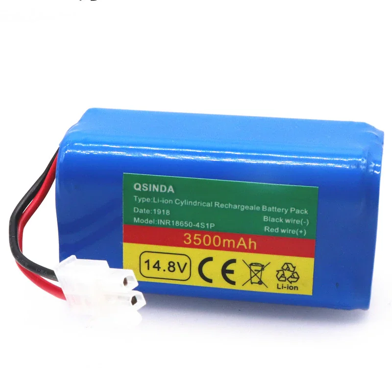 

2022 New 14.8V 3500mAh Robot Vacuum Cleaner Battery Pack Replacement for Ilife v7 V7S Pro Robotic Sweeper
