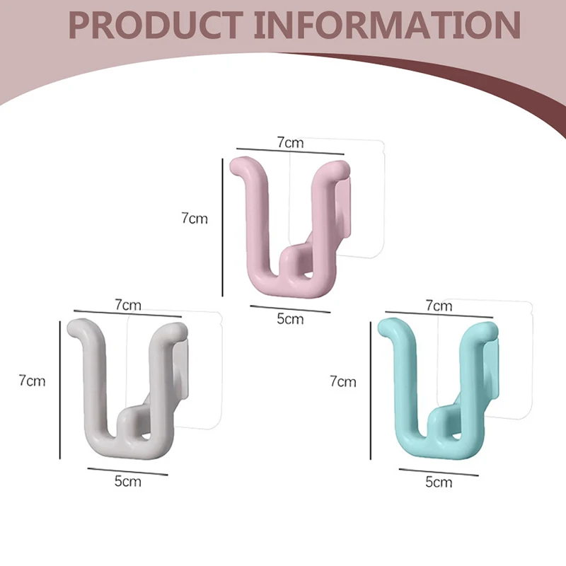 

3 Pcs Bathroom Slipper Rack Sticky Non-marking Non-perforated Wall-mounted One-piece Shoe Rack Home Bathroom Hanging Racks