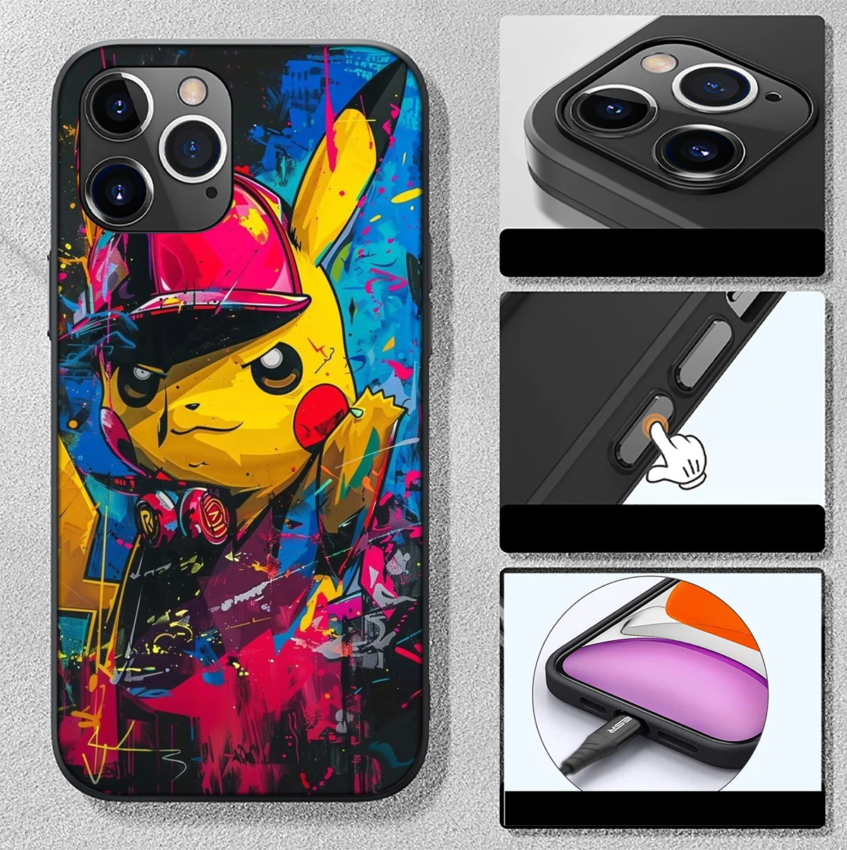 Новый чехол для телефона F-133 P-Pokemons Mew P-Pikachus Huawei Nova 5T 4E 3i 3 2 2i Y6 Y6P Y7 Y9 Honor 20 20s 9X 7C Prime Lite