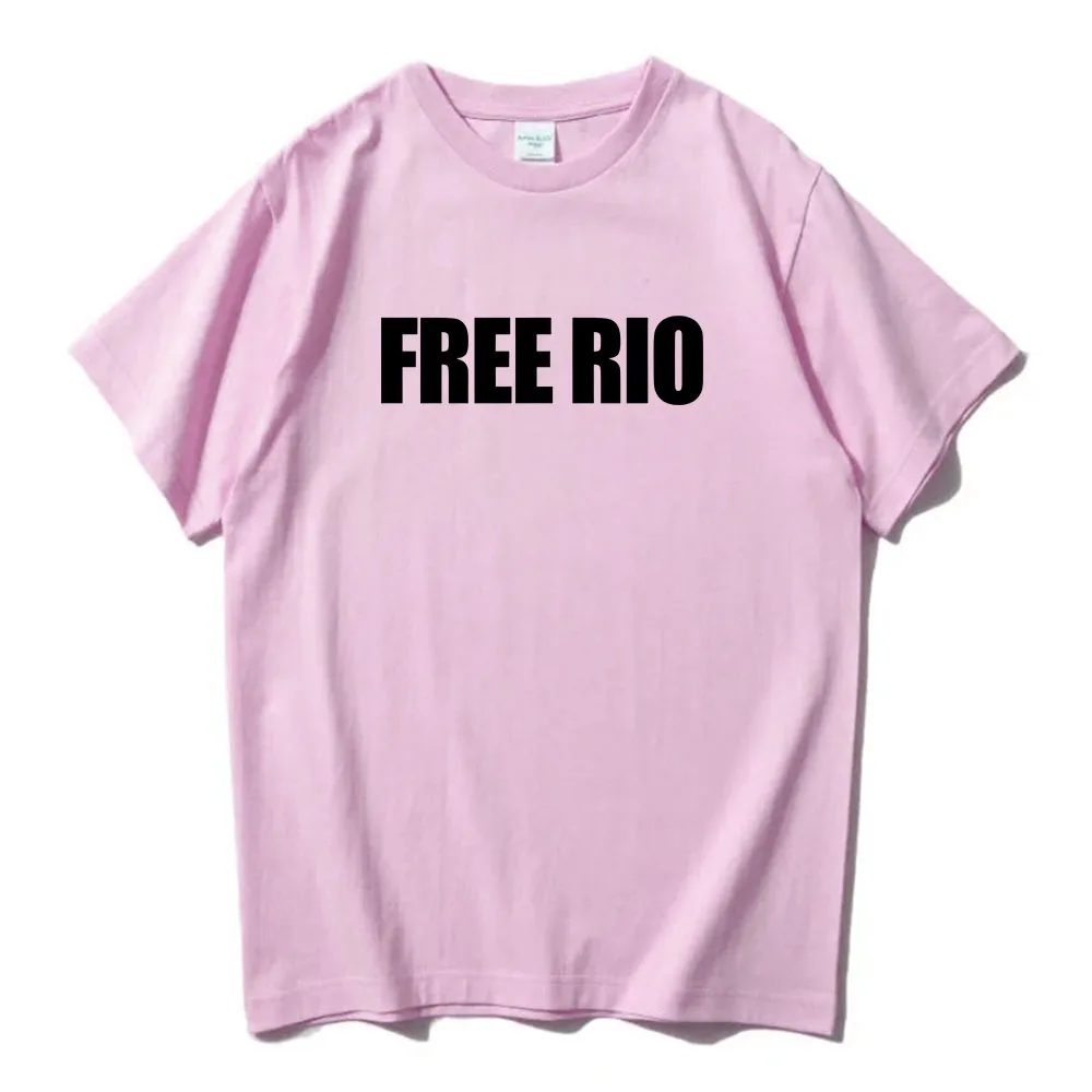 Rio Da Yung Og FreeRIO футболки с коротким рукавом хлопковая мужская/женская футболка