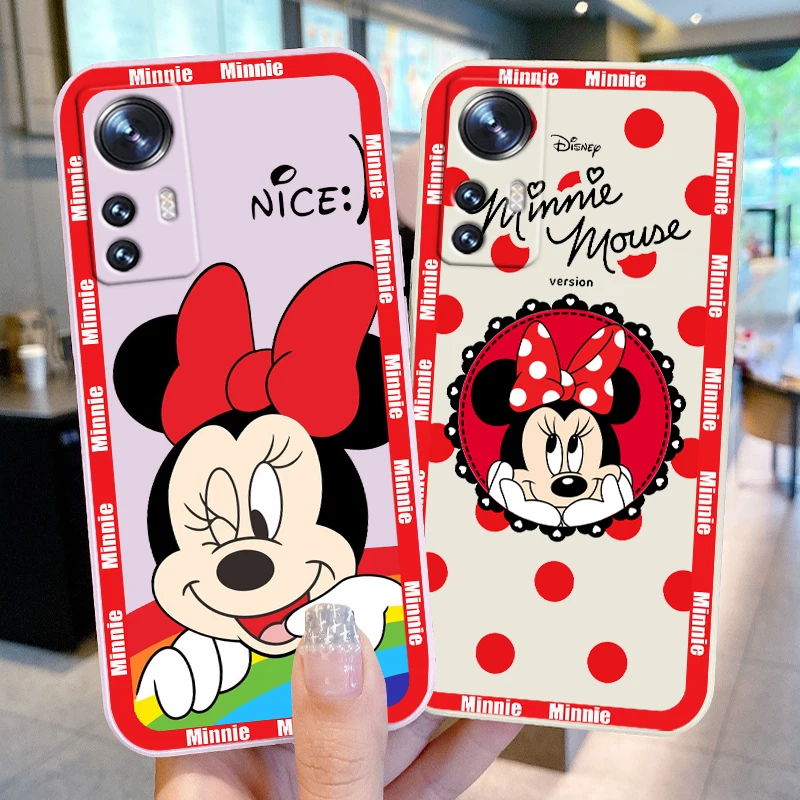 

Mickey minnie lovers mouse Disney For Xiaomi Mi 12S 12 12X 11i 11T 11 10 10S 10T 9 Pro Lite Ultra 5G Liquid Rope TPU Phone Case
