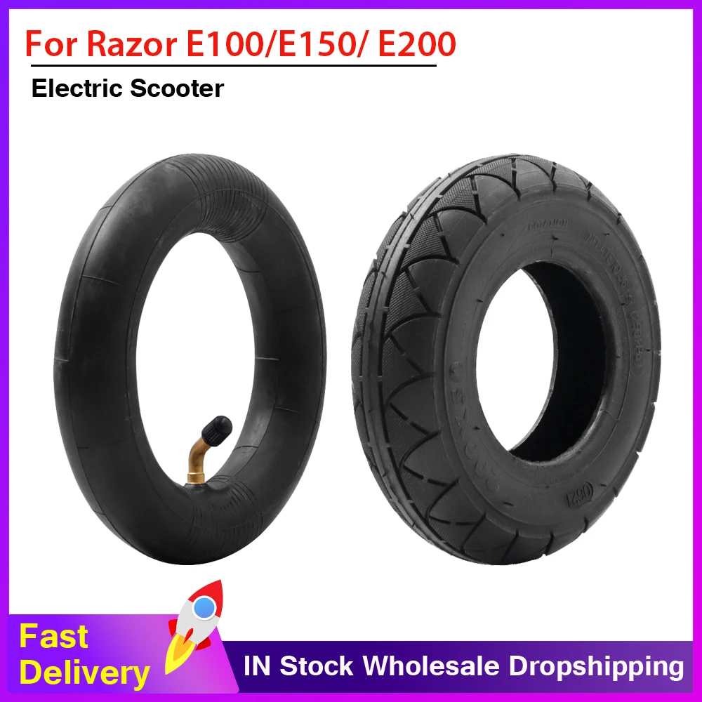 

200x50 Inner Outer Tire 8 Inch Mini Electric Scooter Tyre for Razor E100/E150/ E200/ Power Core E100/Dune Buggy/ePunk/Crazy Cart